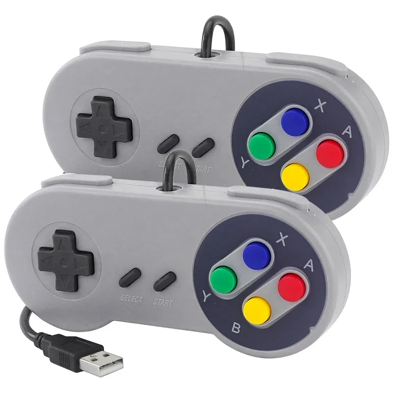 Retro Gaming Com - Manette de jeu filaire USB, contrôleur