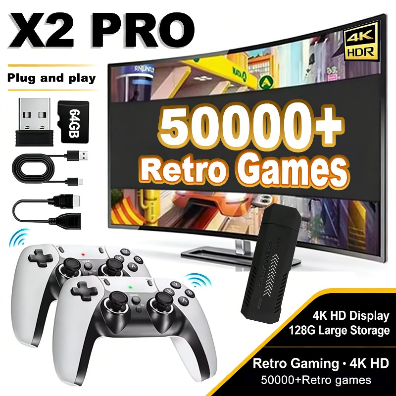 Retro Gaming X2 Pro - La console de jeux vidéo X2
