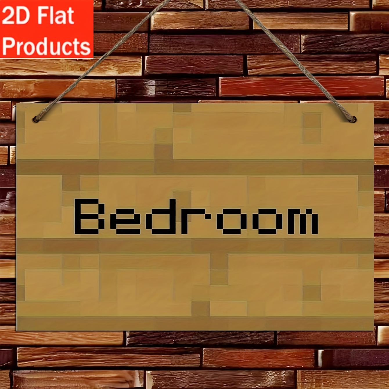 Retro Gaming Event - Décoration murale en bois 2D, 1