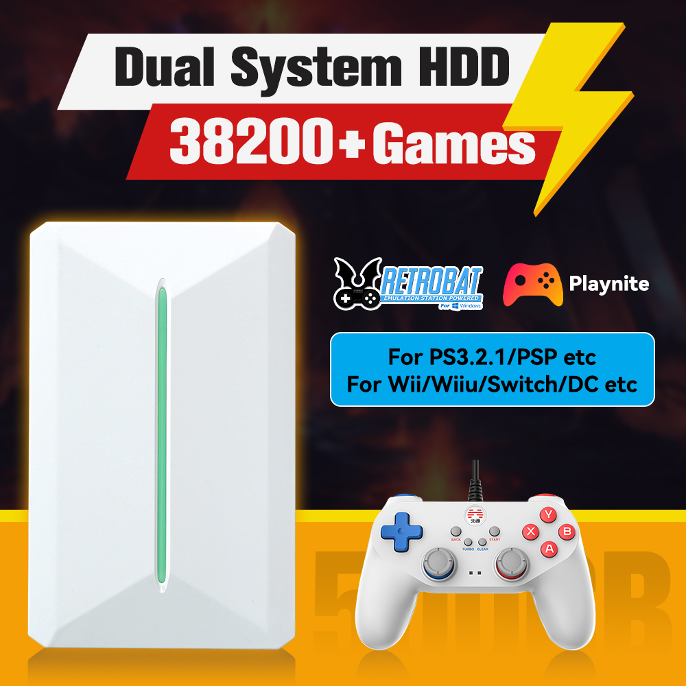Retro Gaming Theme - Retrobat & Playnite System HDD Console
