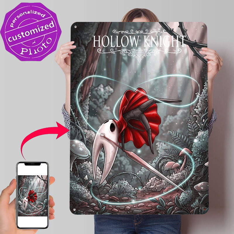 Affiche métallique Hollow Knig - Retro Gaming At avis et prix