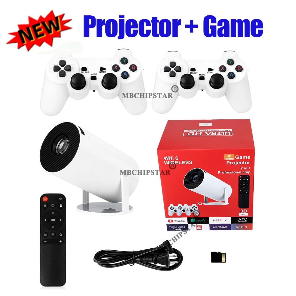 Projecteur de jeu H90PRO 4K, 1 - Retro Gaming With Projector avis et prix